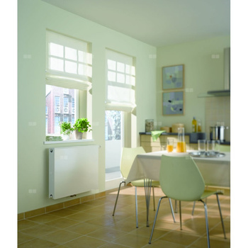 Grzejnik płytowy typ 33 KERMI X2 Plan-Vplus, lewy, z osłoną wym. 905 x 1805 mm, kolor biały, moc 5396 W