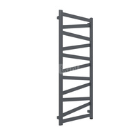 Grzejnik TERMA VIPERA ONE 1230/500 \ Metallic Black, podł.S1,400W, kabel spiralny z wtyczką [ 1,5m c