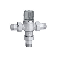 Zawór mieszający regulowany pokrętłem, z zaworami zwrotnymi i filtrami 1" 45÷65 st. C