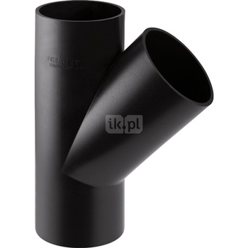 Trójnik GEBERIT HDPE 45' PE 63 mm (króciec z tworzywa sztucznego do spawania/zgrzewaniania x króciec z tworzywa sztucznego do spawania/zgrzewaniania x króciec z tworzywa sztucznego do spawania/zgrzewaniania)