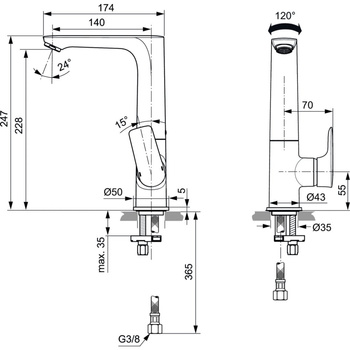 CONNECT AIR BATERIA UMYWALKOWA PODW. MAGN GREY