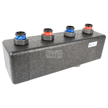 Rozdzielacz do instalacji c.o. AFRISO KSV 125-2 GZ 2'', 2-obieg. Nakrętka 1 1/2'', max. 160 kW