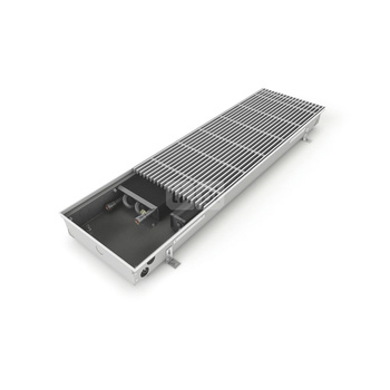 Grzejnik konwektorowy ZEHNDER Terraline Neo, wym. 70 x 4000 mm, kolor aluminiowy naturalny, moc 3689 W