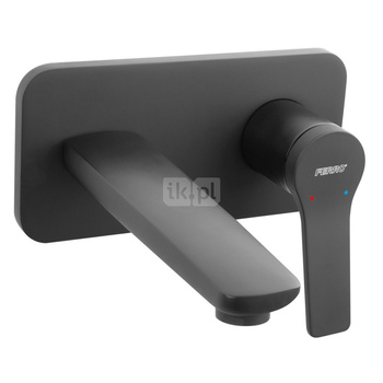 Bateria umywalkowa FERRO STRATOS BLACK, czarny