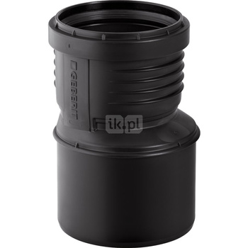 Zwężka GEBERIT Silent-PP redukcja, PP / PP, 90 mm, DN 90 x 75 mm x DN 70 (końcówka wciskowa x mufa wciskowa), (głębokość: 11 mm) z uszczelką