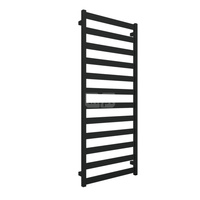 Grzejnik elektryczny TERMA VIVO One 600 x 1390 mm, kolor czarny jak kruk RAL9005, moc 600 W, podłączenie E1, kabel prosty bez wtyczki 1,5m