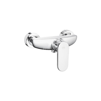 Bateria natryskowa ścienna KFA Armatura HALIT, kolor chrom