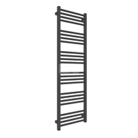 Grzejnik elektryczny TERMA FIONA ONE 430 x 1380 mm, kolor heban, moc 600 W, podłączenie E8, kabel prosty bez wtyczki 1,5m czarny