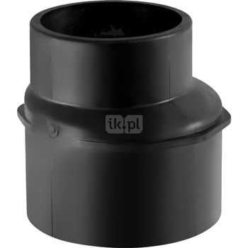 Zwężka niesymetryczna GEBERIT Silent-db20 redukcja, PE / polietylen, 110 mm, DN 100 x 56 mm (króciec)