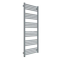 Grzejnik elektryczny TERMA FIONA ONE 500 x 1380 mm, kolor szary ciemniejszy soft RAL7046, moc 600 W, podłączenie E8, kabel prosty bez wtyczki 1,5m srebrzysty