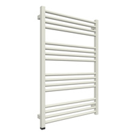 Grzejnik elektryczny TERMA FIONA ONE 600 x 900 mm, kolor rumieniec, moc 400 W, podłączenie E8, kabel prosty bez wtyczki 1,5m srebrzysty