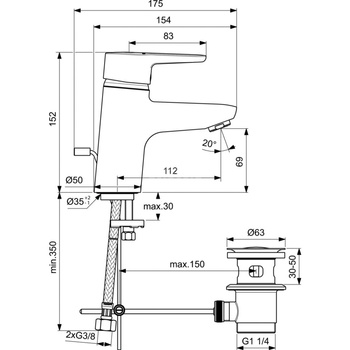 CONNECT BLUE BATERIA UMY. STOJ. CASCADE