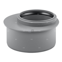 Złącze krótkie MAGNAPLAST HT PLUS HTR redukcja, PP (szary), DN 160 x DN 110 (ww x wz), do kanalizacji