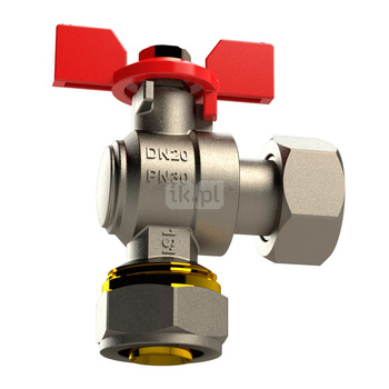 Zawór kulowy ARCO SENA VA30 do rur wielowarstwowych 3/4'' rn kątowy