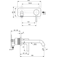JOY BATERIA UMYWALKOWA B-IN 18O KIT2 MGN GRE