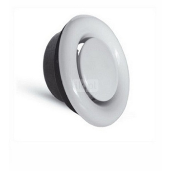 Anemostat WYWIEWNY BIAŁY fi 160 mm