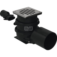 Wpust podłogowy Geberit Varino poziomy, d110: d=110mm, d1=50mm