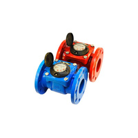 Wodomierz śrubowy MWN NUBIS, z poziomą osią wirnika, w wykonaniu IP65 do wody gorącej T130- przystosowany do optycznego lub indukcyjnego odczytu wskazań (Ti/Ir), MWN130 125 Nubis, IP65, R40, DN 125, kołnierz